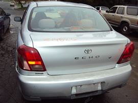 2002 TOYOTA ECHO, 1.5L AUTO 4DR,COLOR SILVER, STK Z14826